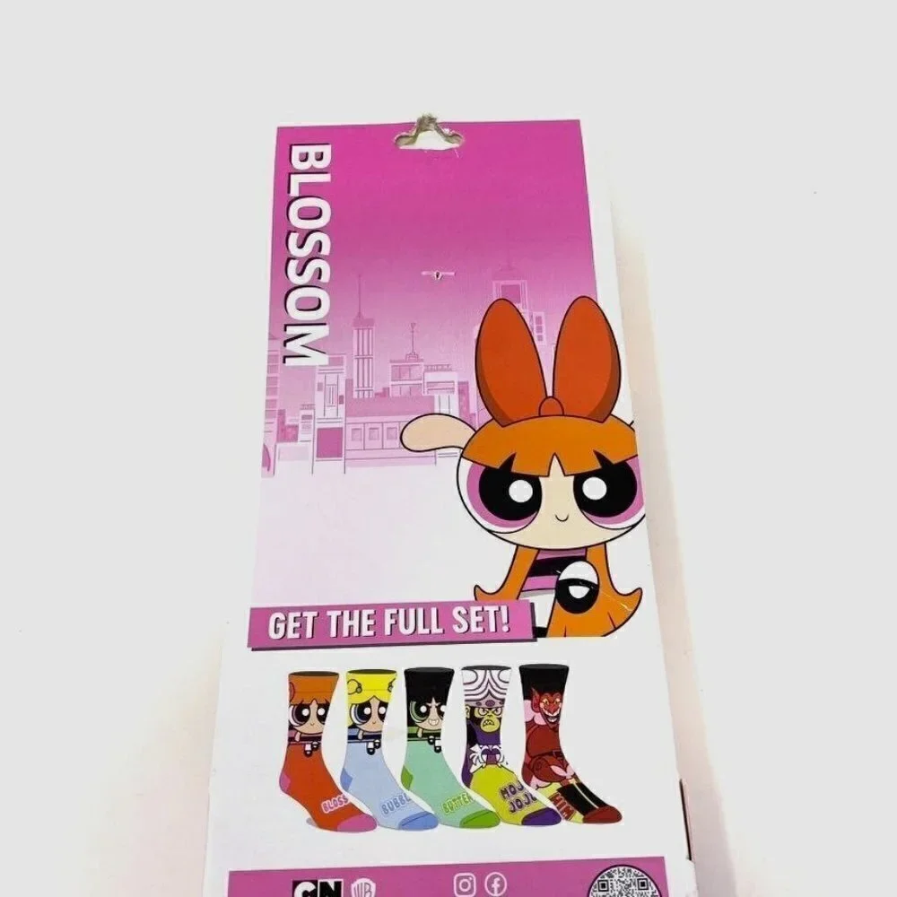 Bioworld Powerpuff Girls Blossom Crew Socks